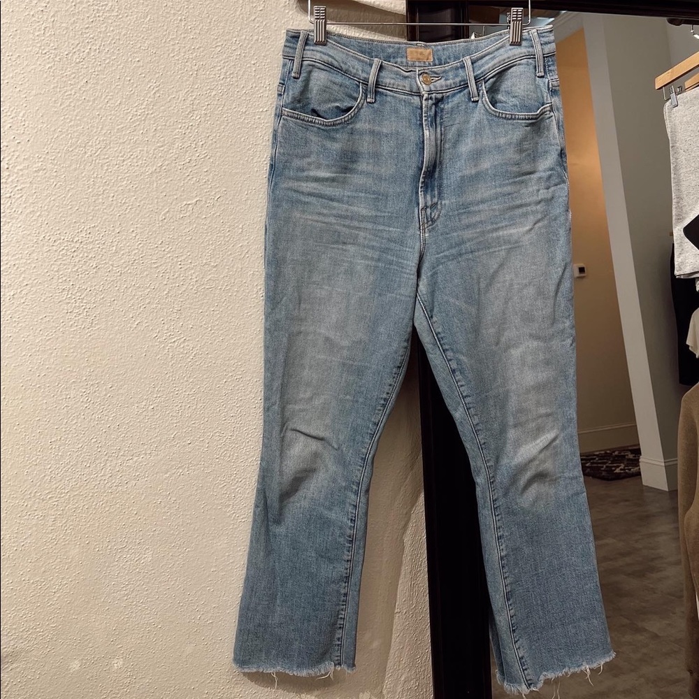 Mother Denim The Hustler Ankle Fray